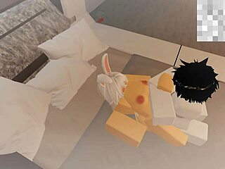 Getting fucked by a random guy in Roblox like a total slut