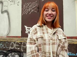 Hey I picked up this russian redhead with big natural tits for outdoor pov fucking and quickie doggystyle action.