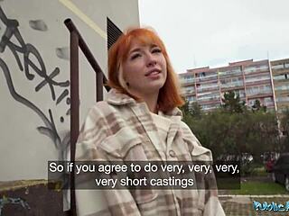 Hey I picked up this russian redhead with big natural tits for outdoor pov fucking and quickie doggystyle action.