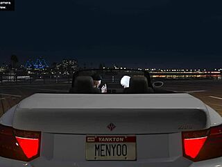 In gta 5, player picks up a prostitute for hooker service.