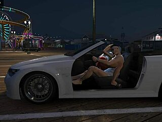 In gta 5, player picks up a prostitute for hooker service.