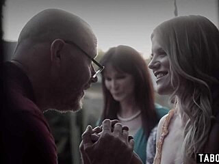 Family tradition involves creating a home movie featuring stepmom Syren De Mer and stepson alongside his teen 18+ girlfriend Nikki Sweet.