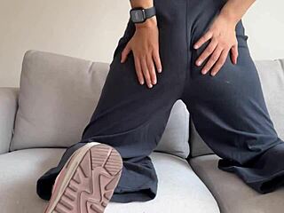 Colombian Latina Lesbians Snuggle In Bed While Groping And Masturbating Their Sexy Asses