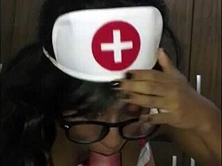 latina nurse, can you check my temperature with that sexy uniform on?