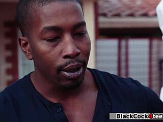 why is jade nile getting banged by her neighbors black dick in this interracial group scene?