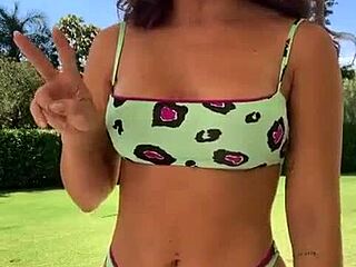 is this gostosa with her boceta jumping out for the argentinian brazilian teen action?