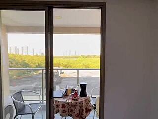 Wow, mature curvy latina milf in costume orgasms hard from blowjob and pussy sex with cousin!