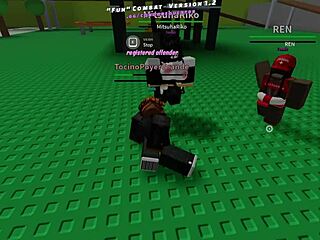 Ever tried continuing to fuck girls in Fun Cumbat Roblox with monster cock action?