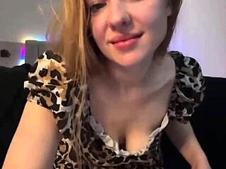 After her shower, the 18-year-old amateur teen with big natural tits fingers her shaved tight pussy to orgasm on webcam.