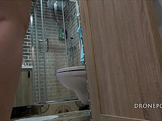 petra the beautiful tattooed czech teen unknowingly captured on hidden cam while in the bathroom spying up her skirt