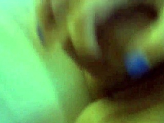 giant dildo makes me cum hard in this homemade teen masturbation session with toys 😈