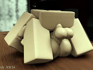 Cowgirl rides until creampie in office game. Then missionary and doggystyle follow for bent over submission at work.