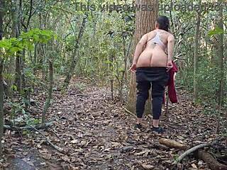 stranger approached me in the forest for blowjob and outdoor fucking