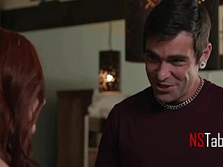 Hey, this cute babysitter strips down for her client who's into studying human curves! 😏