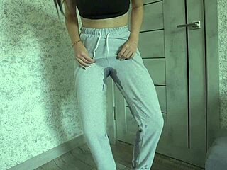 free petite 18+ teen desperation pee is so hot