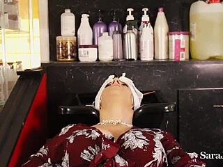 Watch Oily Milf Sara Jay Twerk Her Big Ass and Squirt from Dildo Play in Tight Wet Pussy!