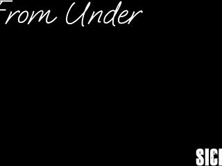 You like licking my big ass teen pussy? hot lesbian client asks during intense fingering session.