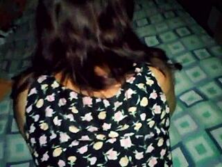 Me culeo a mi prima en su cumpleaños with big cock doggystyle in bedroom. Le doy una buena montada to that sexy latina housewife! 😈