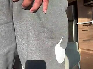 throbbing 9 inch dick gently stroking sex toy into big orgasm with dirty talk