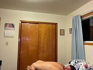 I picked up my wife after the party for face sitting and intense sex