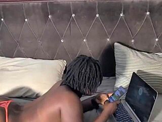 Her Sweet Ebony Pussy Makes Me Cum Twice!