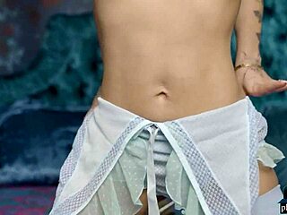 asa akira as big tits asian milf strips in solo softcore video with teasing undress