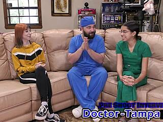 Dr tampa questions if they truly care about you in this backstage hospital roleplay with ditria rose!