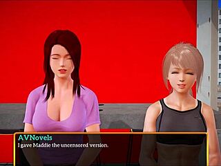 My New Family 322 with BIG TITS Redhead in Game Action