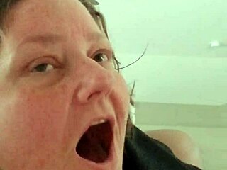 Oh man, this lil whore's watching herself get pounded by daddy's fat black cock