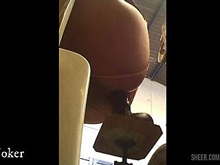 Skinny Brunette Teases with Dildo in Tight Ass Before Taking My Huge Cock Deep?