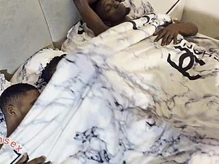 I fuck my best friends husband in doggystyle with big cock blowjob before he sleeps without discovery