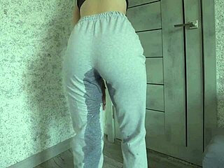 free petite 18+ teen desperation pee is so hot