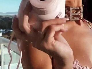 hey, check out this pink lingerie tease