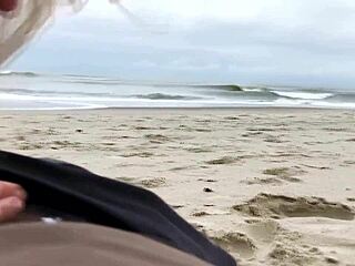 Milf with Big Natural Tits Fails Public Anal Attempt with Stranger's Monster Cock Outdoors