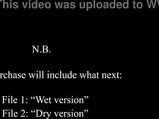 9on1 wet mega gangbang TAP busty slut Larissa Leite gets triple anal penetration and mouthful of piss from nine big cocks