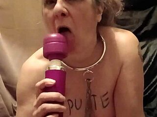 Hey you won't believe this wild outdoor session where I bound myself as a French maid slave got spanked and humiliated with dirty talk