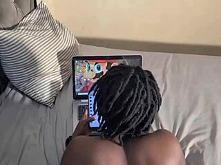 Her Sweet Ebony Pussy Makes Me Cum Twice!