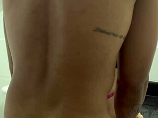 Safado seizes chance to fuck me, cuckold catches us and joins for standing DP thrill