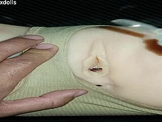 trailer shows candy in beige panty taking vaginal creampie over desk in homemade quickie