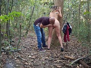 stranger approached me in the forest for blowjob and outdoor fucking