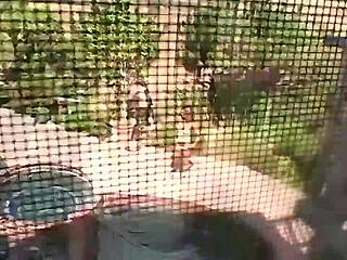 i feel so slutty with cody milo and heather b using strapon in fishnets