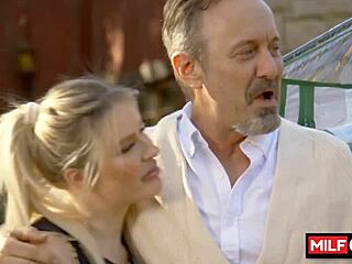 you gotta see blondie jenna starr slobber on diego perez monster cock deepthroat in her greenhouse!