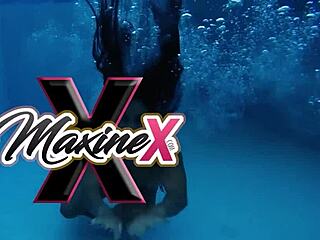 Fantastic MAXINE X SQUIRTS from BIG COCK blowjob and handjob with CUM on TITS