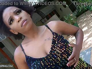 big tits black milf rides bwc reverse cowgirl in pov casting