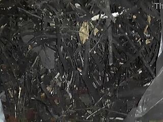 Village girl feels intense passion masturbating hotly in cold barn with orgasmic release