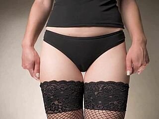 i love teasing my sensual thigh gap in lingerie fishnets