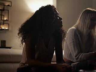 Allherluv - Written in the Stars Pt 4: Blonde Ebony Interracial Lesbian Threesome Fantasy!