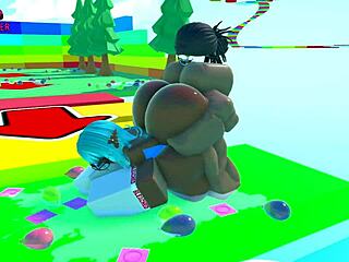 Candy jumped right into the action without waiting. She got fucked hard till the very end.