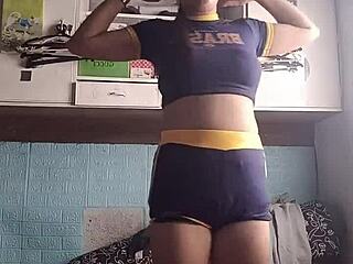 I Feel So Connected to This Cute Petite Asian Babe in Tight Workout Outfit