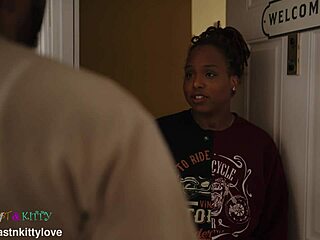 cheating wife moans loud riding ex's cock doggystyle while hubby's away pt 2